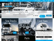 Tablet Screenshot of caledoniantruckandvan.com